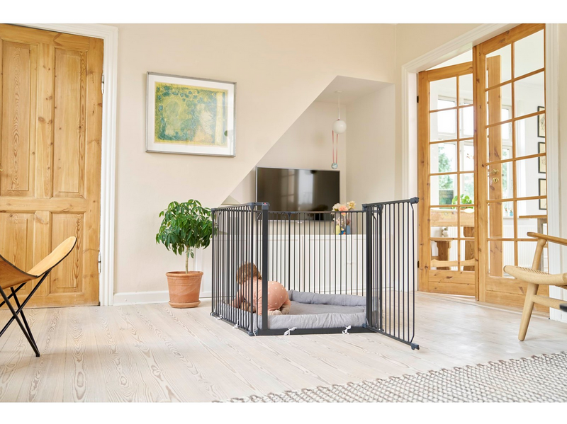 BabyDan CombiFit 5-sided playpen black