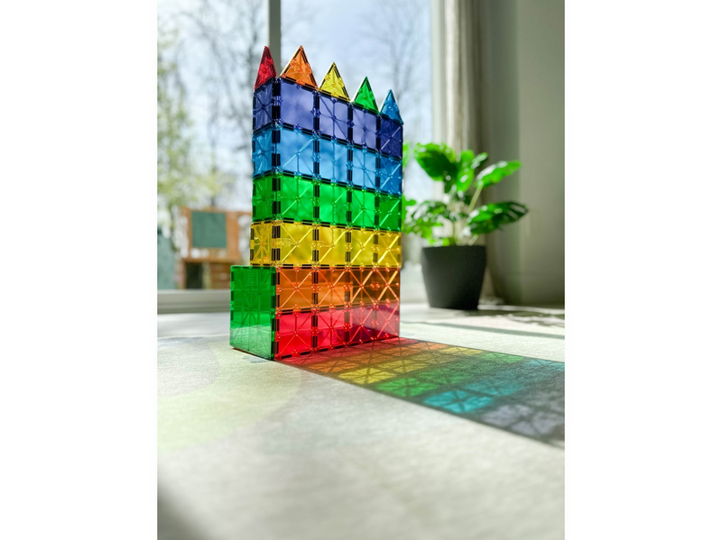 Magna-Tiles Clear Colours 100 pcs