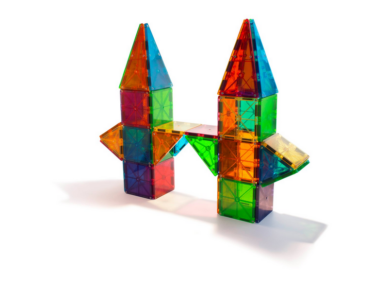 Magna-Tiles Clear Colours 100 pcs