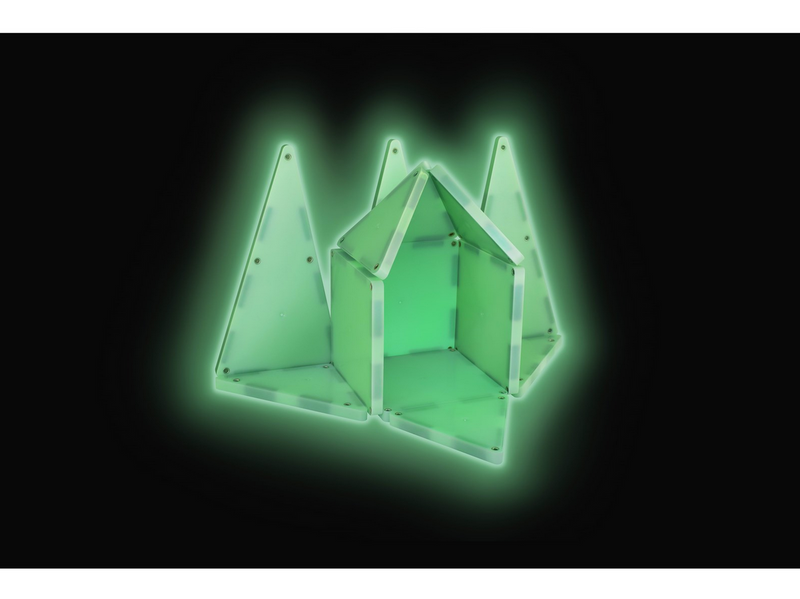 Magna-Tiles Glow 16-Piece Magnetic Building Set