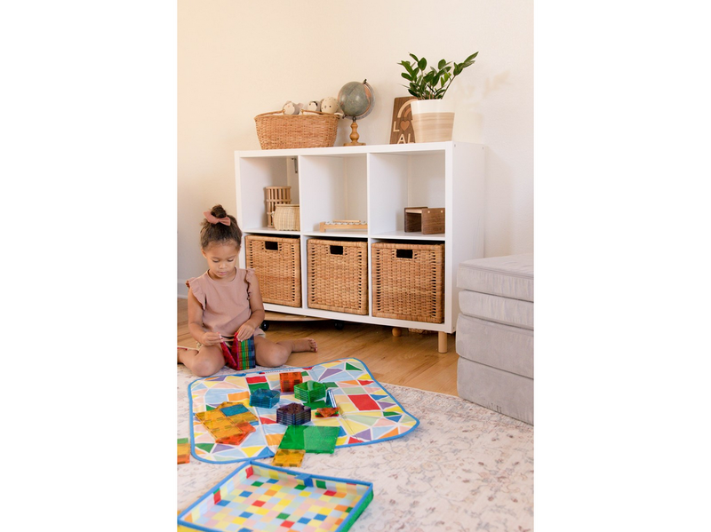 Magna-Tiles Storage Bin & Interactive Play-Mat