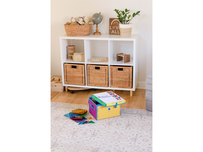 Magna-Tiles Storage Bin & Interactive Play-Mat