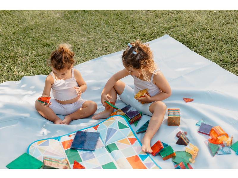 Magna-Tiles Storage Bin & Interactive Play-Mat