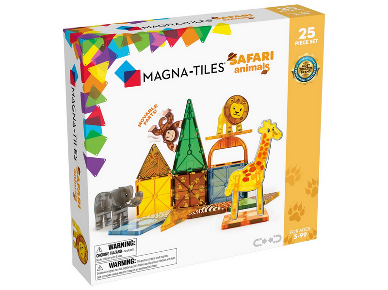 Magna-Tiles Safari Animals 25 pcs set