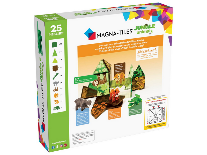 Magna-Tiles Jungle Animals 25 pcs set