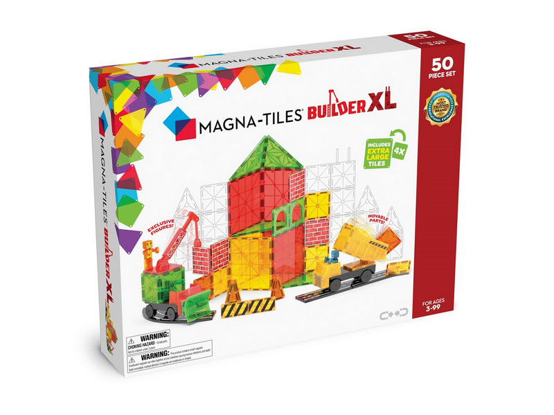 Magna-Tiles Builder XL 50-Piece