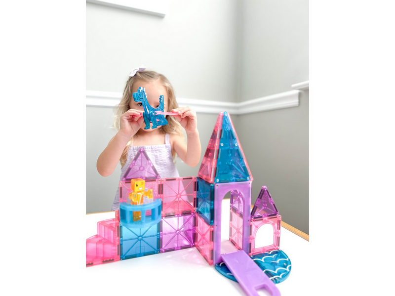 Magna-Tiles Castle 25-Piece Magnetic Construction Set