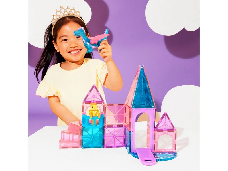 Magna-Tiles Castle 25-Piece Magnetic Construction Set
