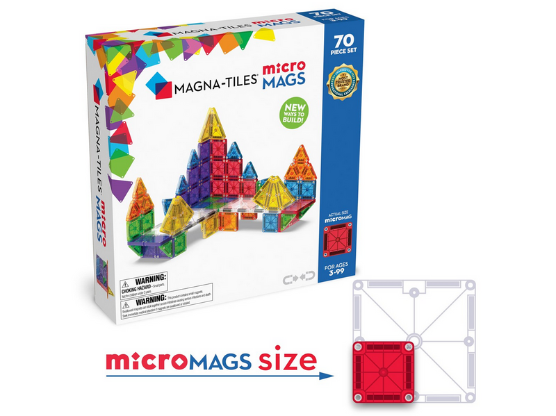 Magna-Tiles MicroMAGS Deluxe set 70pcs