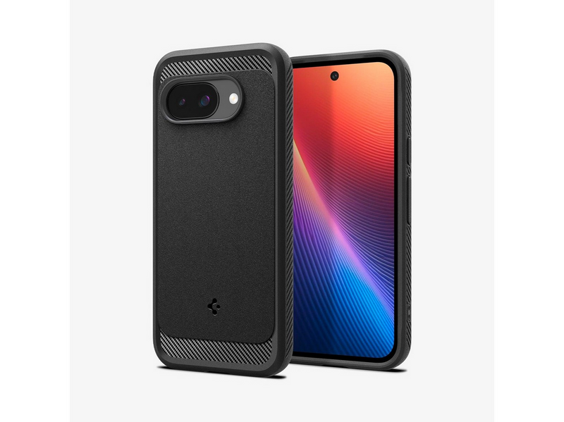 Spigen Rugged Armor MagSafe - matte black - Google Pixel 9a