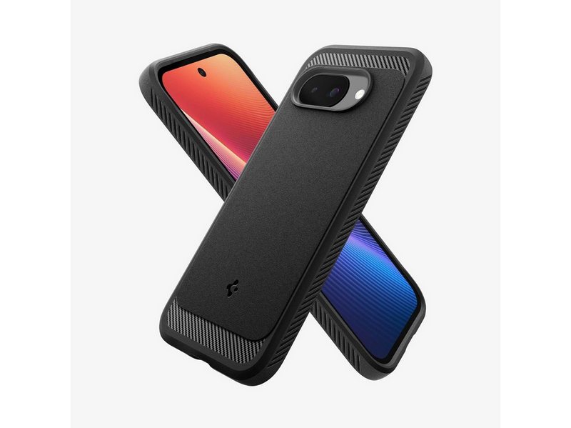 Spigen Rugged Armor MagSafe - matte black - Google Pixel 9a