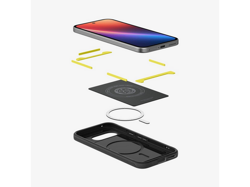 Spigen Rugged Armor MagSafe - matte black - Google Pixel 9a