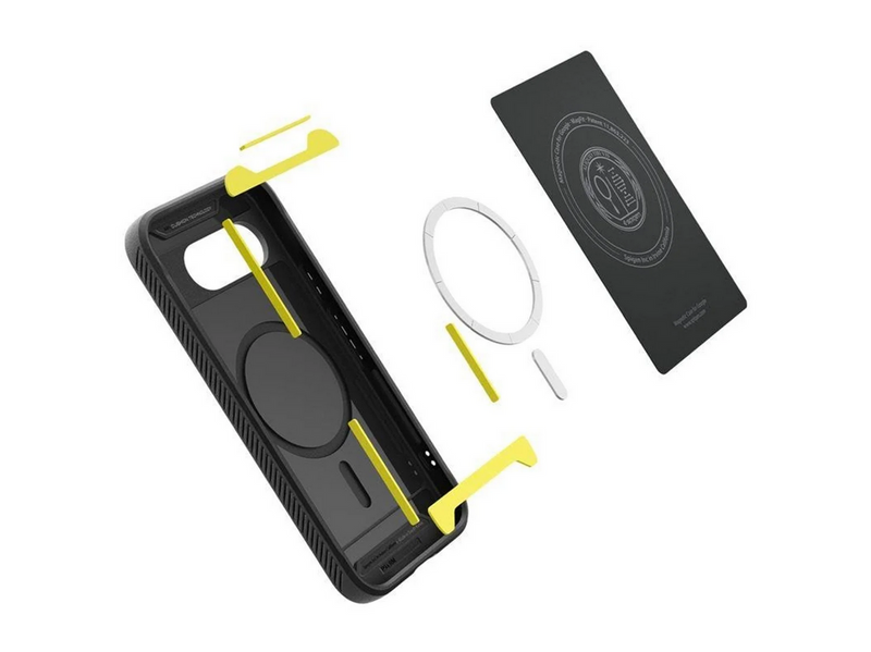 Spigen Rugged Armor MagSafe - matte black - Google Pixel 9a