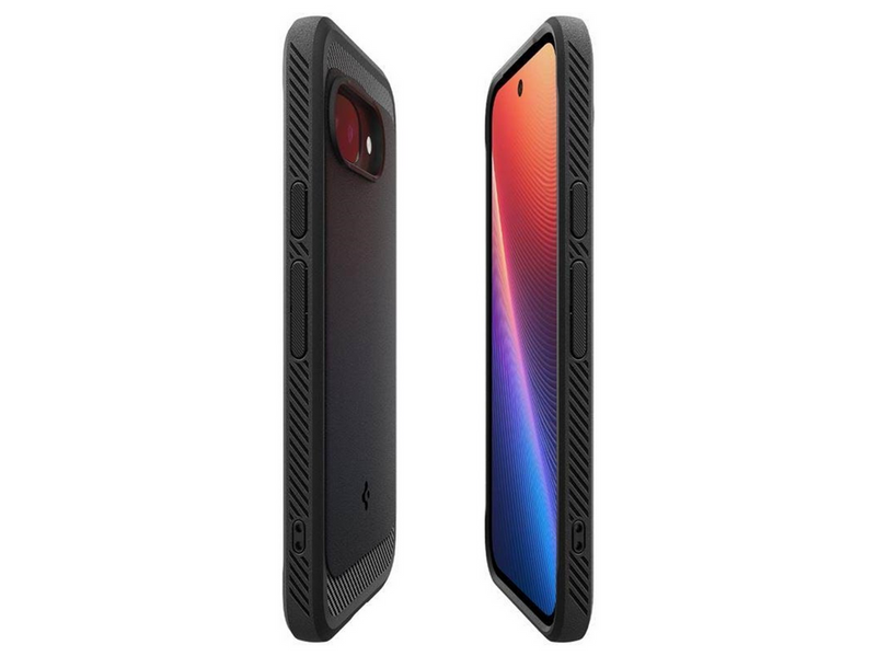 Spigen Rugged Armor MagSafe - matte black - Google Pixel 9a
