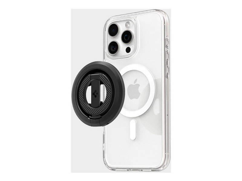 Spigen O-Mag Magnetic Phone Holder with Adjustable Stand - black