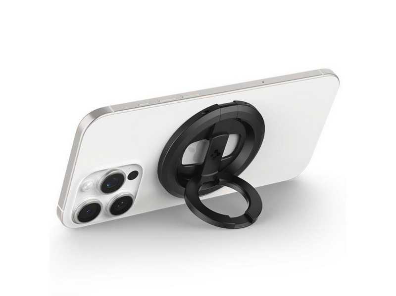 Spigen O-Mag Magnetic Phone Holder with Adjustable Stand - black