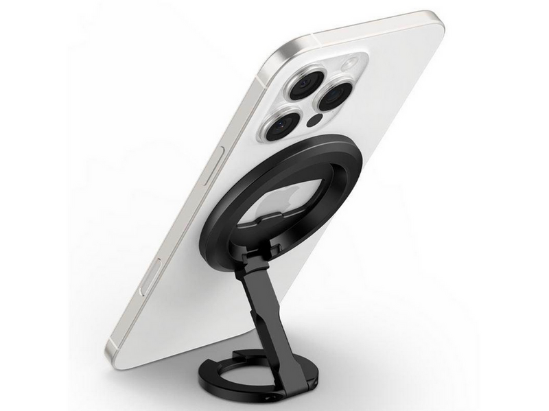 Spigen O-Mag Magnetic Phone Holder with Adjustable Stand - black