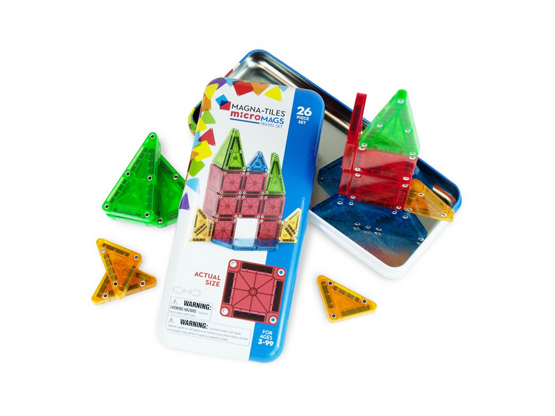 Magna-Tiles 26-Piece Travel Magnetic Construction Set
