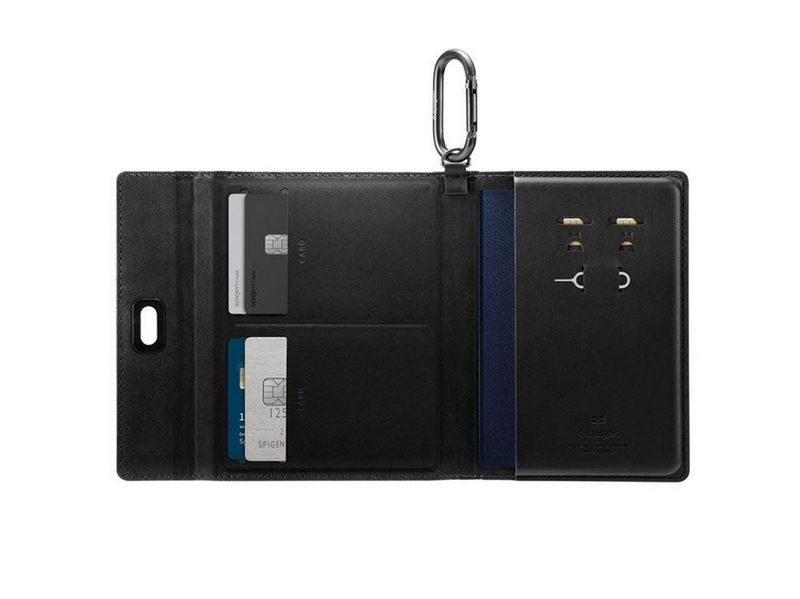 Spigen Universal AirTag Passport Holder - black