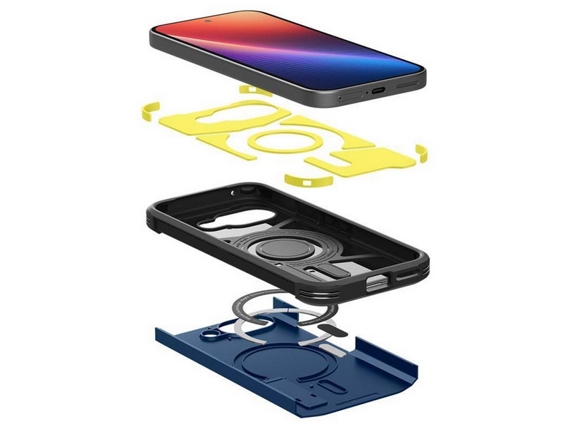 Spigen Tough Armor MagSafe navy blue - Google Pixel 9a