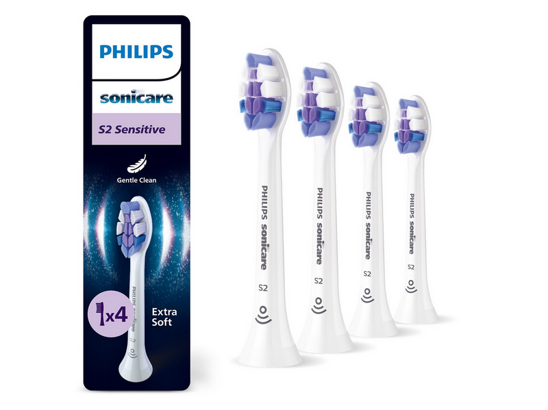 Philips Bürstenköpfe Sonicare S2 Sensitive - white - 4 pcs