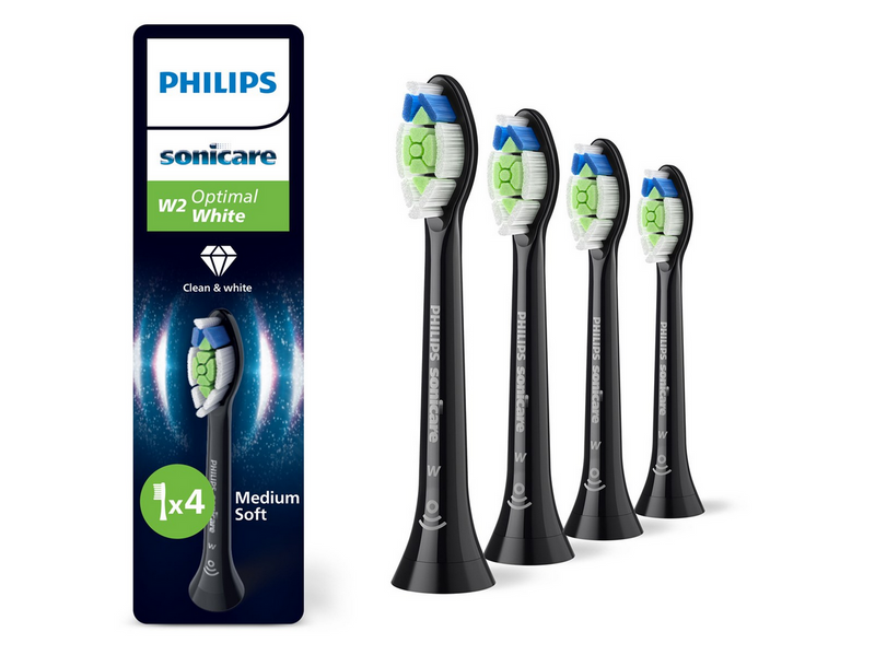 Philips Bürstenköpfe Sonicare Optimal White - 4 pcs - Black