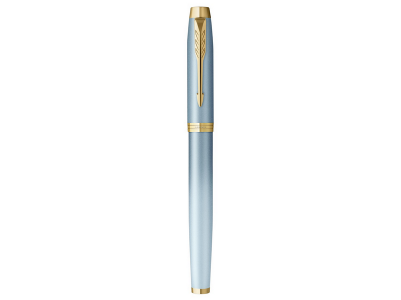 Parker IM Writing Rituals Rollerball Pen | Turquoise Green Finish with Gradient | Gold Trims | Fine Point | Black Ink | Gift Box