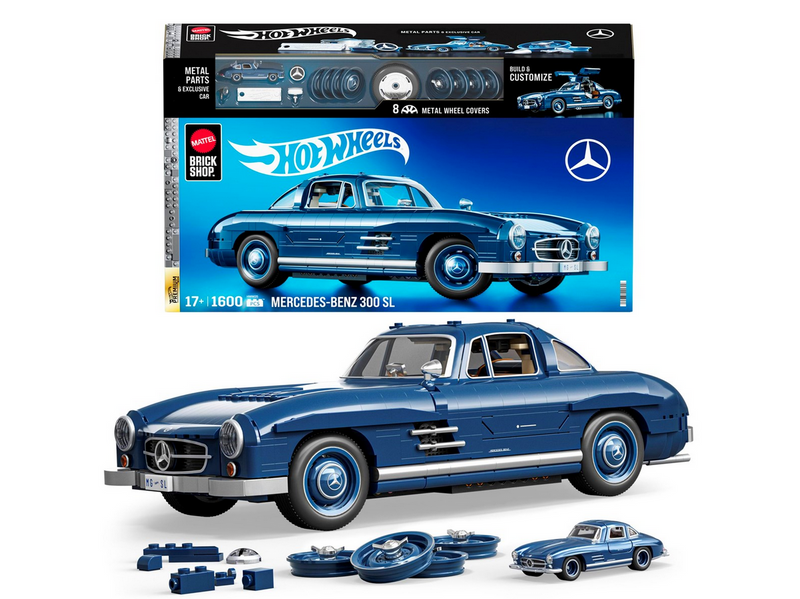 Hot Wheels Brick Shop Premium Series Mercedes-Benz SL