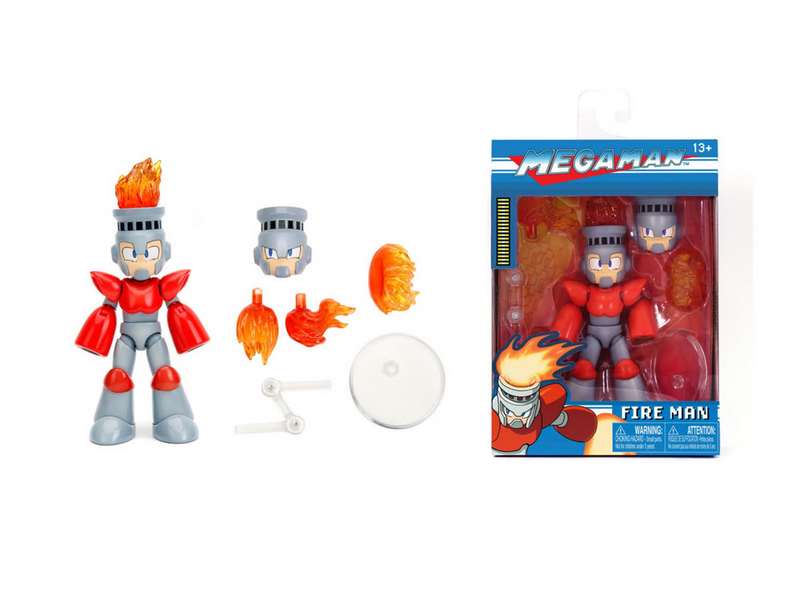 Jada Toys Mega Man Fire Man 4.5" Figure