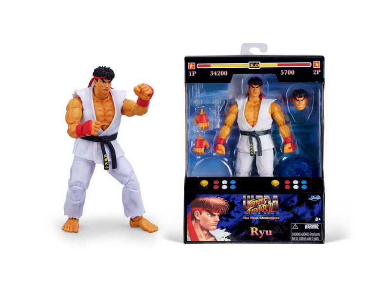Jada Toys Street Fighter II Ryu 6" Figure