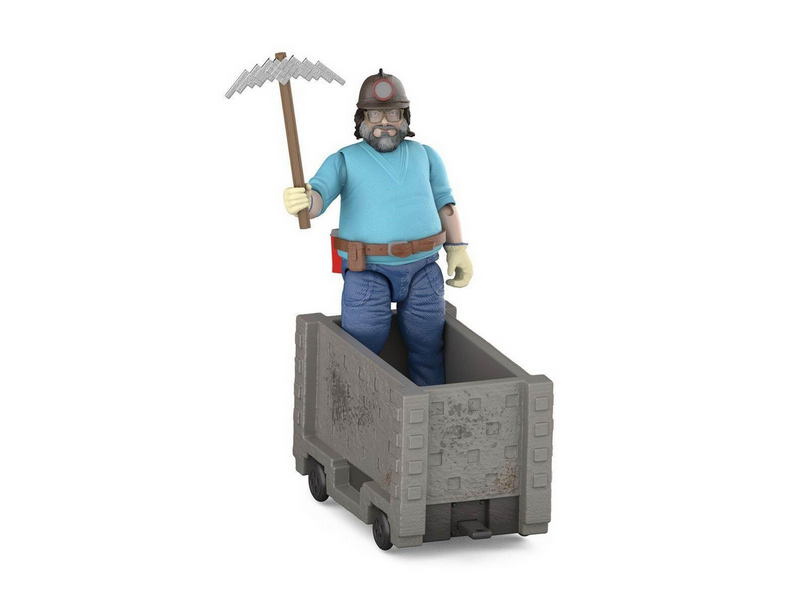Minecraft Movie Steve & Minecart