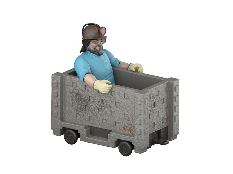 Minecraft Movie Steve & Minecart
