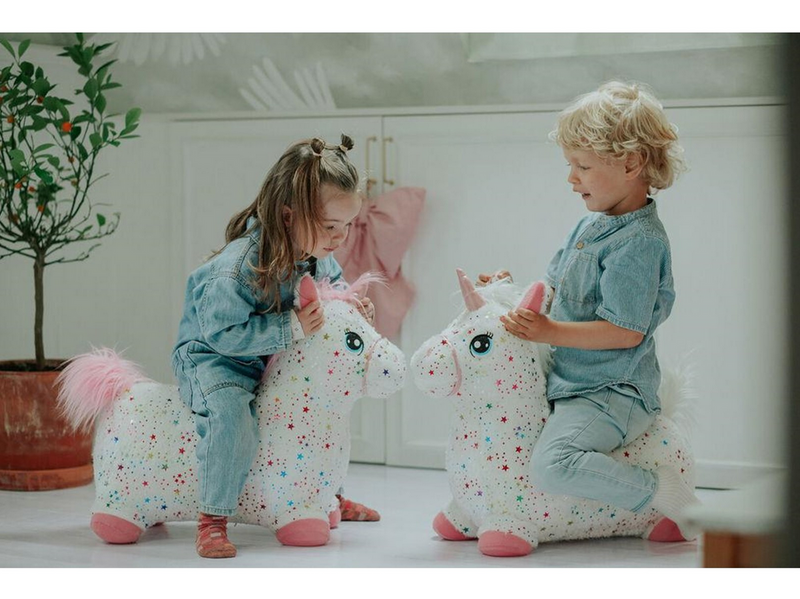Krea Hop And Bounce Plush Unicorn