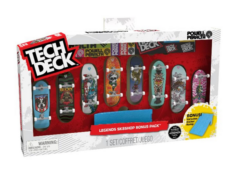 Tech Deck 8 Pack Multipack - Retro Neon