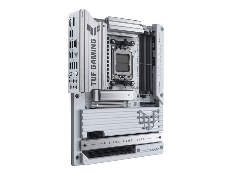 ASUS TUF GAMING B850-BTF WIFI WHITE Mainboard - AMD B850 - AMD AM5 - DDR5 RAM - ATX (BTF Standard)