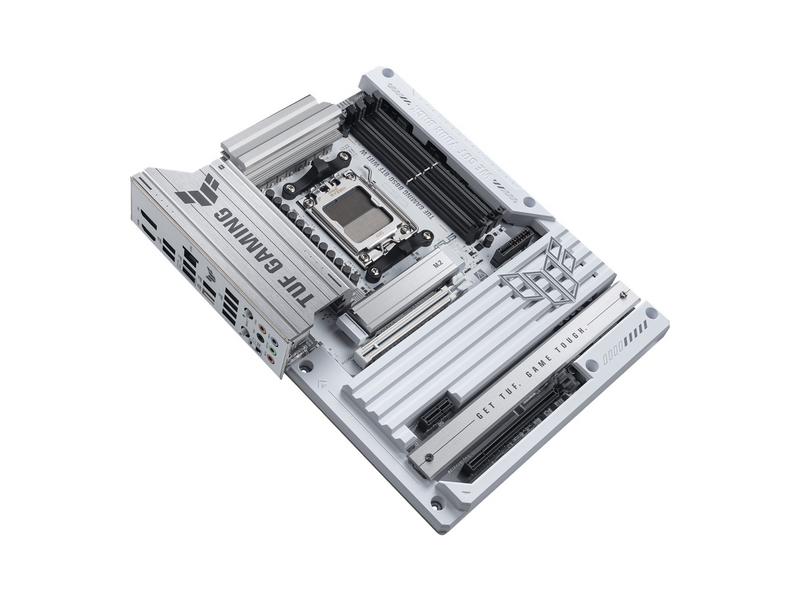 ASUS TUF GAMING B850-BTF WIFI WHITE Mainboard - AMD B850 - AMD AM5 - DDR5 RAM - ATX (BTF Standard)