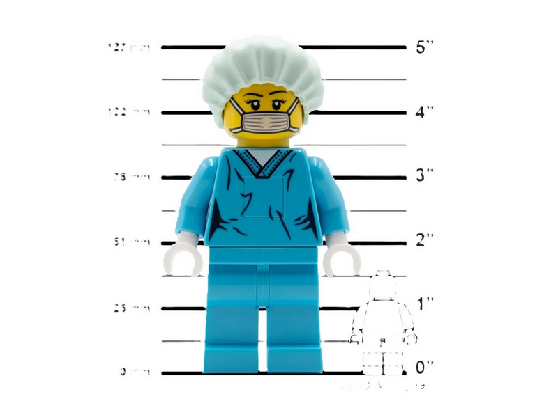 Euromic LEGO® ICONIC torch with LED light SURGEON 300%