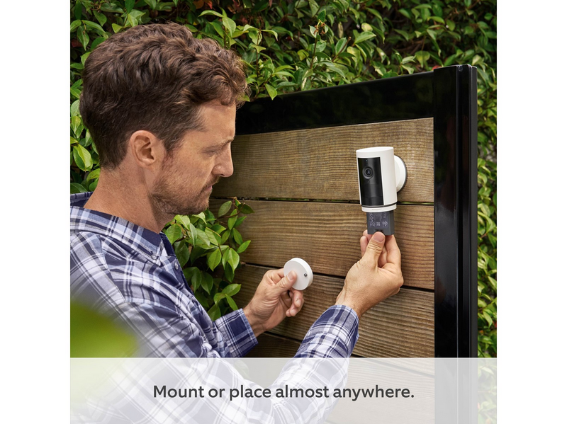 Ring Outdoor Cam Plus Battery - Retinal 2K - Black