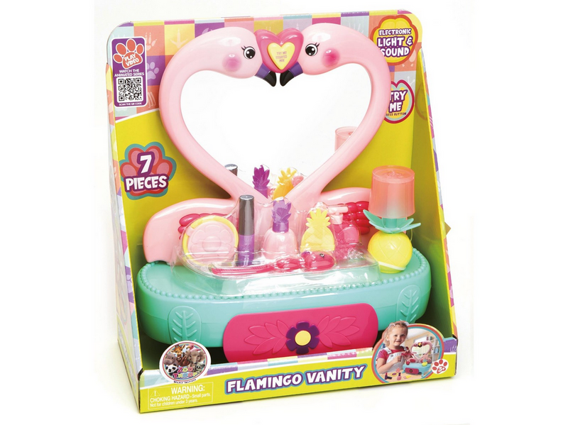 Zoo Troop Flamingo Vanity Set
