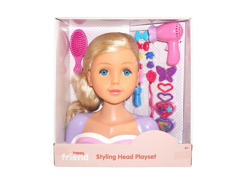Happy Friend Styling Head Playset