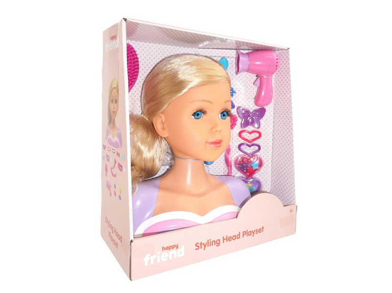 Happy Friend Styling Head Playset