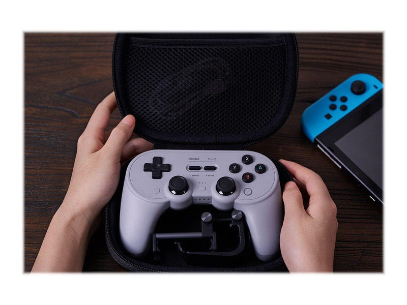 8BitDo Pro2 Wired Gamepad for Switch and Windows - Grey - Wired Controller - Nintendo Switch