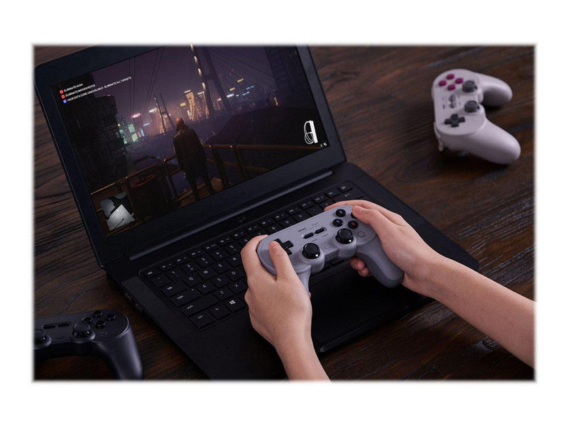 8BitDo Pro2 Wired Gamepad for Switch and Windows - Grey - Wired Controller - Nintendo Switch