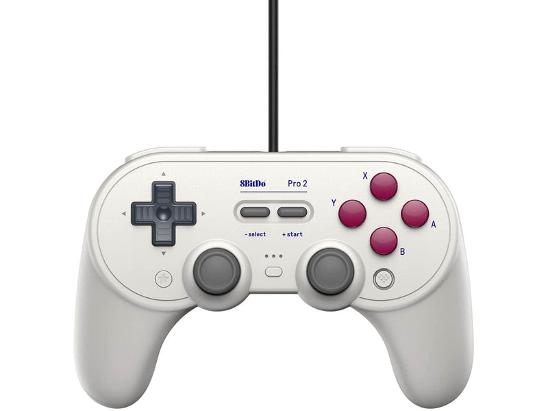 8BitDo Pro 2 Wired Controller for Switch and Windows - G Glassic Edition - Grey - Wired Controller - Nintendo Switch