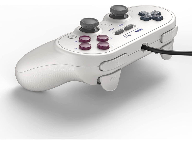 8BitDo Pro 2 Wired Controller for Switch and Windows - G Glassic Edition - Grey - Wired Controller - Nintendo Switch