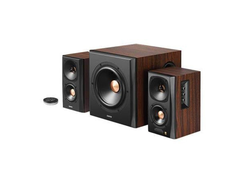 Edifier Speakers 2.1 S360DB (brown) - 2.1 PC-Lautsprecher - Braun