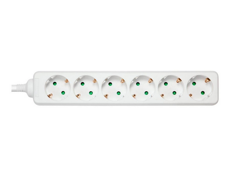 Deltaco GT-0600 Power Strip - 1.5 m