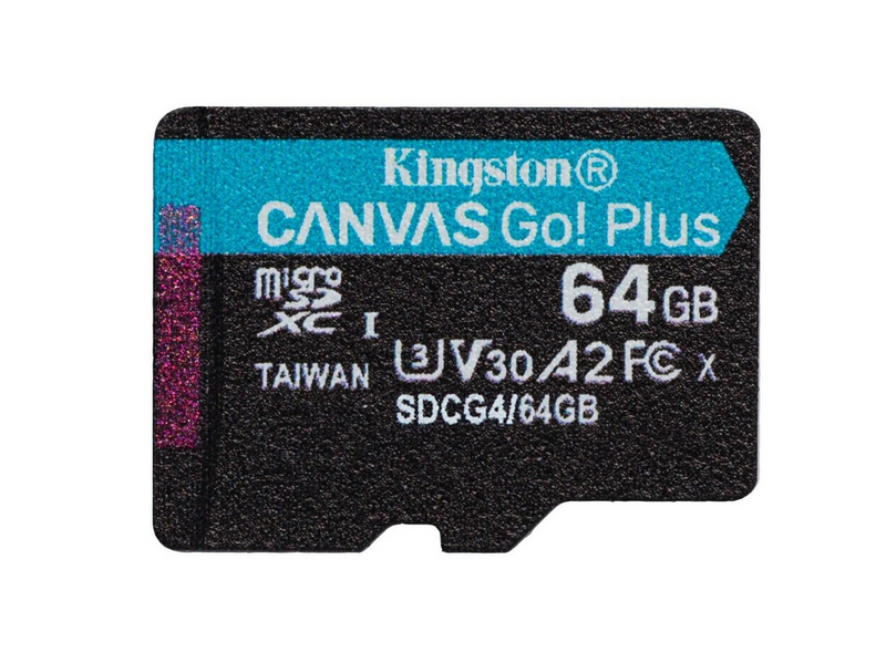 Kingston Canvas Go! Plus microSD/SD - 200MB/s - 64GB