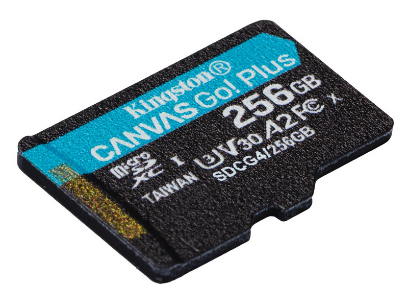 Kingston Canvas Go! Plus microSD/SD - 200MB/s - 256GB