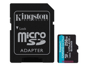 Kingston Canvas Go! Plus microSD/SD - 200MB/s - 256GB